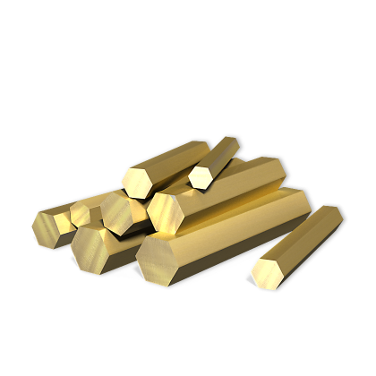 Шестигранник латунный